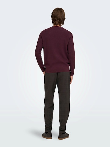 Only & Sons Свитер 'ONSHAY' в Красный