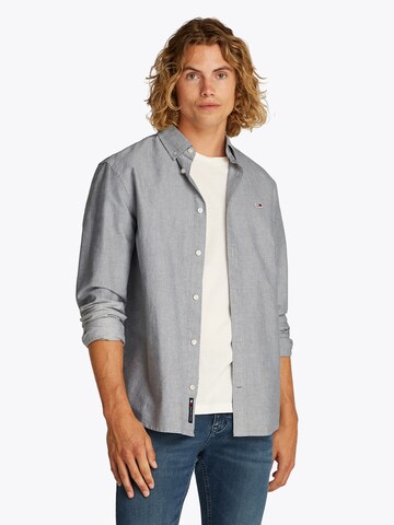 Tommy Jeans Regular fit Srajca | modra barva: sprednja stran
