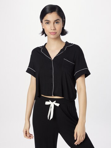 Chemise de nuit Hunkemöller en noir : devant