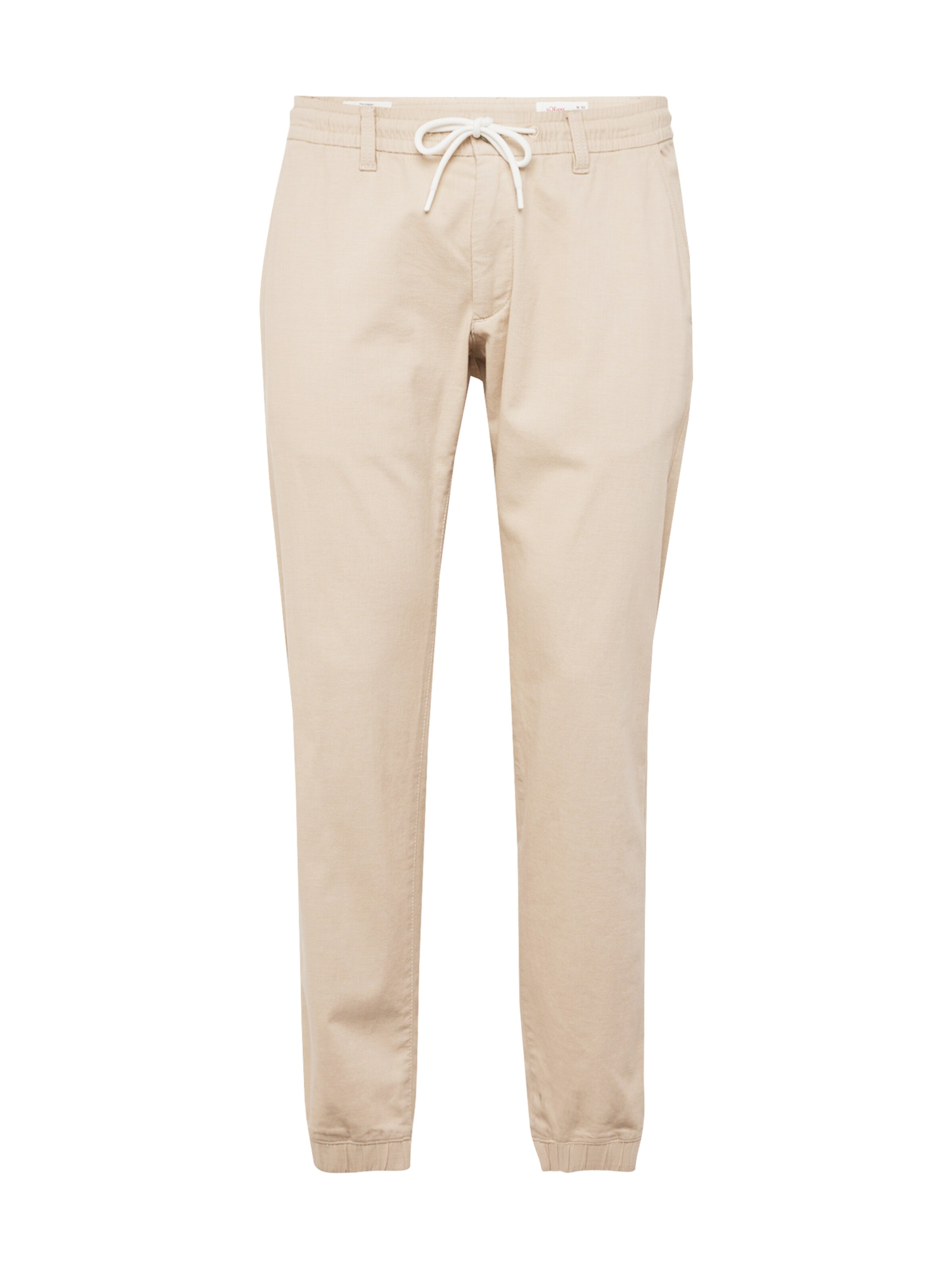 Regular Pantalon chino 'Phoenix' s.Oliver en beige : devant