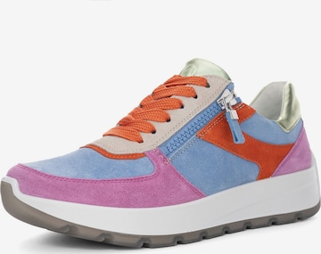 Baskets basses ARA en rose : devant