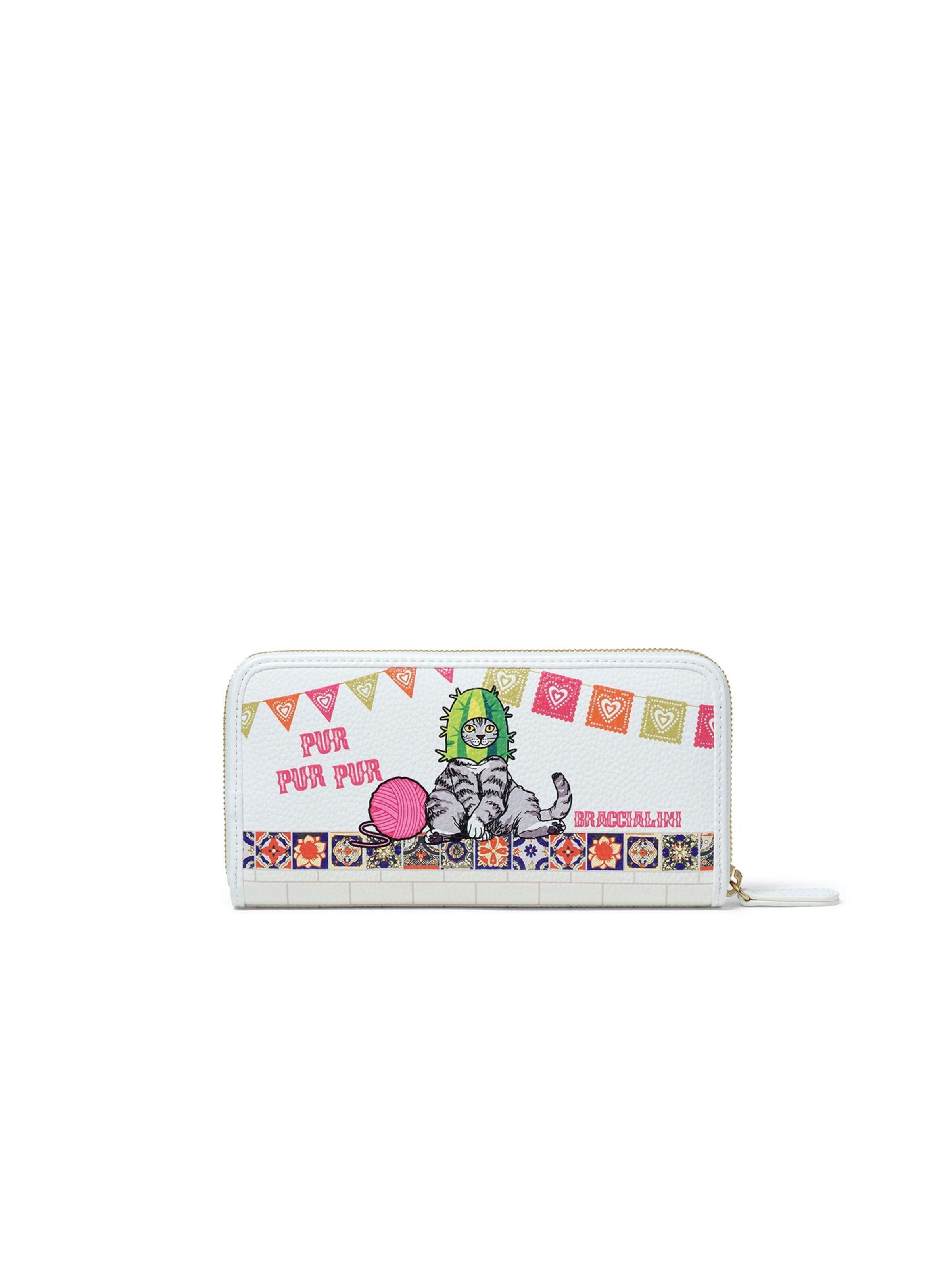 Braccialini Portemonnaie in Weiß: Vorderseite