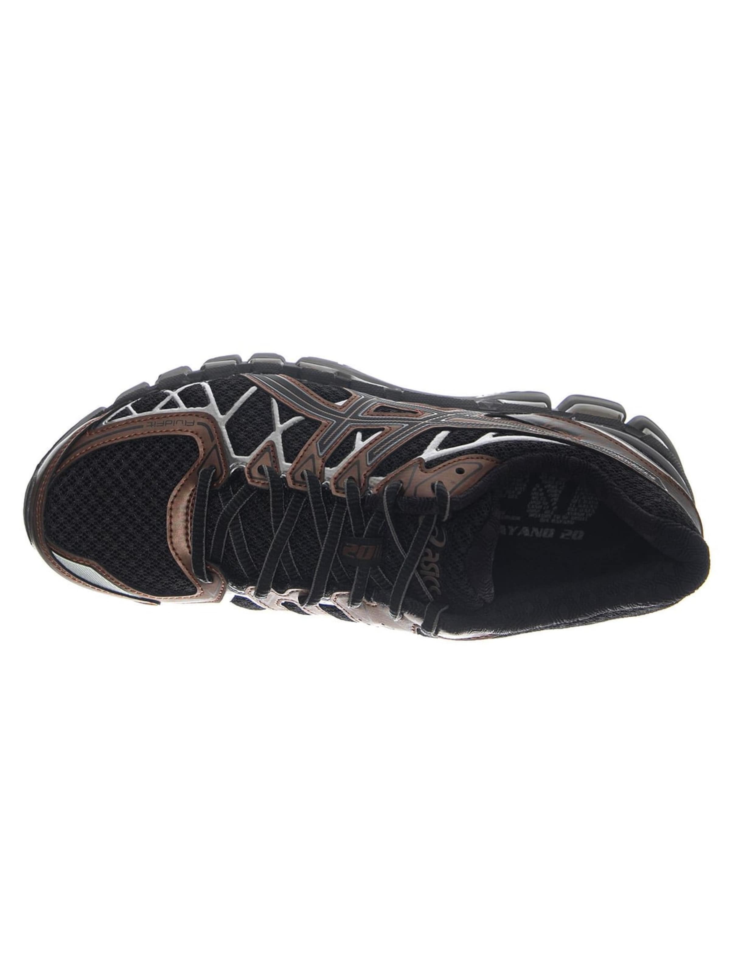 Scarpa stringata sportiva 'Gel-Kayano 20 Black/Reddish Brown -- Men's Black Shoes' di ASICS in nero