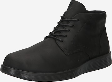 ECCO Lace-Up Boots in Black: front