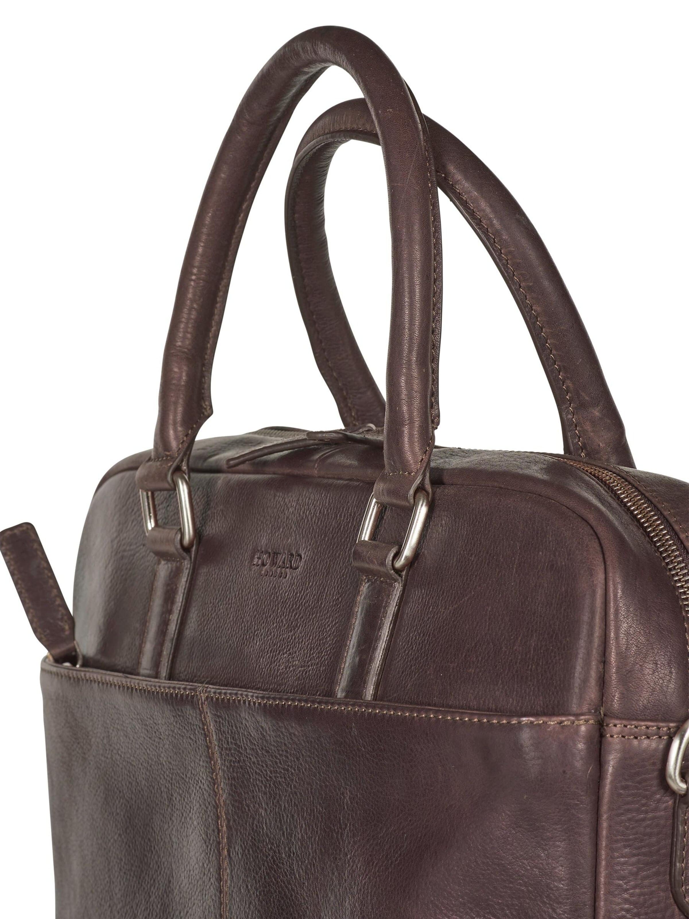 Borsa per laptop 'Laptop Bag Morris Dark Brown' di Howard London in marrone