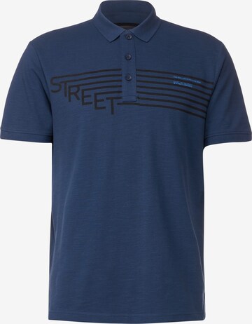 Street One MEN Shirt in Blue: front