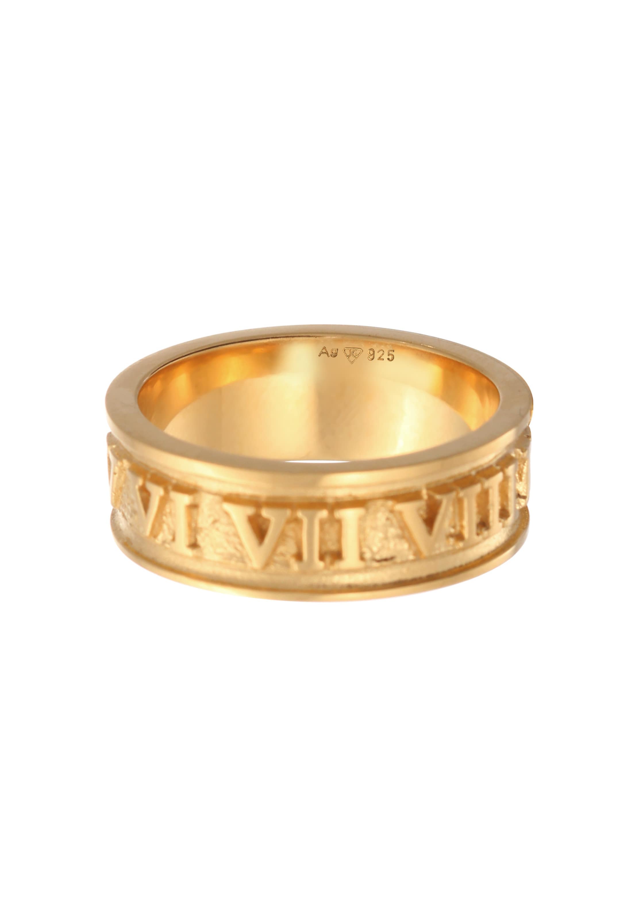 KUZZOI Ring 'Zahlen' in Gold