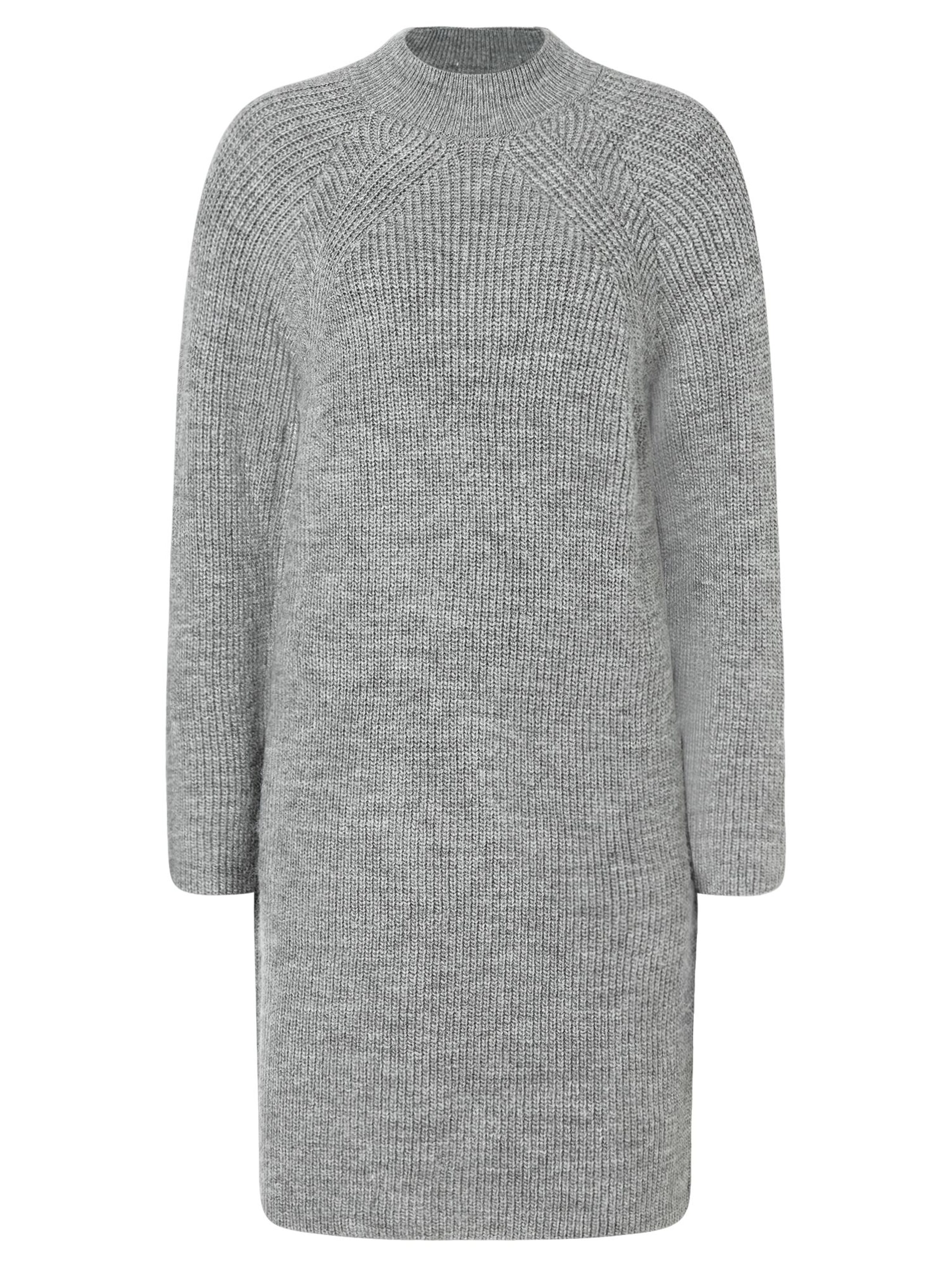 MORE & MORE Knitted dress in Grey: front