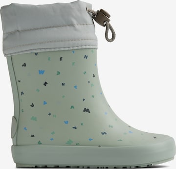 Bottes en caoutchouc 'Zerro' WHEAT en vert : devant