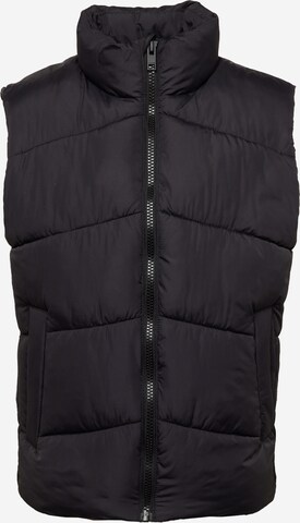 Gilet 'ELLIOT' JACK & JONES en noir : devant