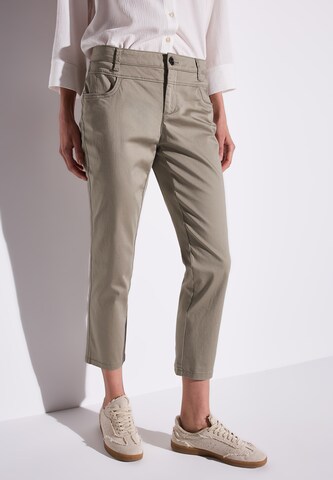 STREET ONE Slim fit Pants 'Yulius' in Grey: front