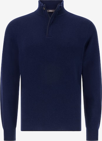 Pull-over Boggi Milano en bleu : devant