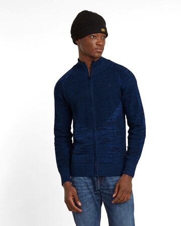 G-STAR Knit cardigan in Blue: front