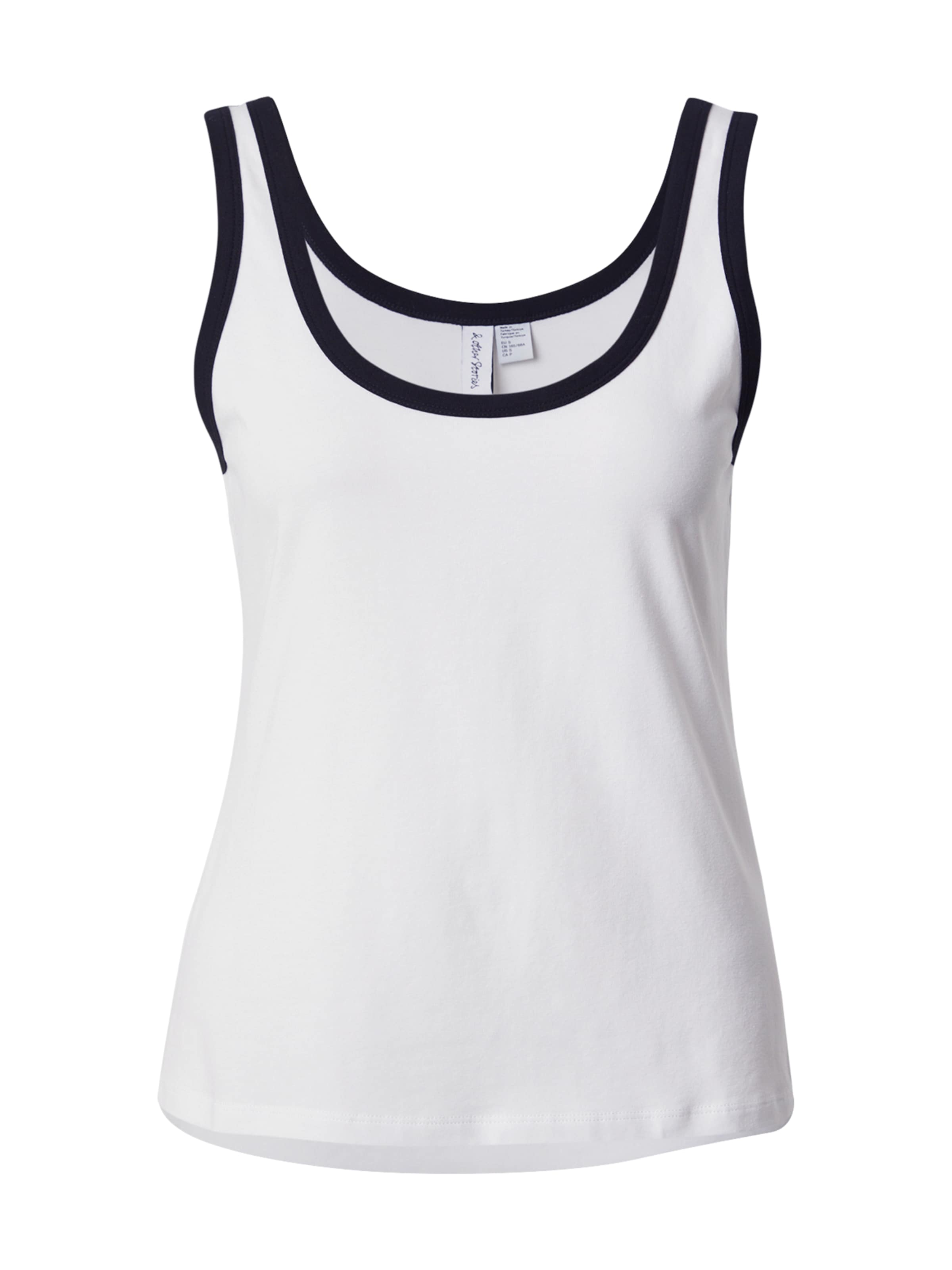 & Other Stories Top - Biela: predná strana