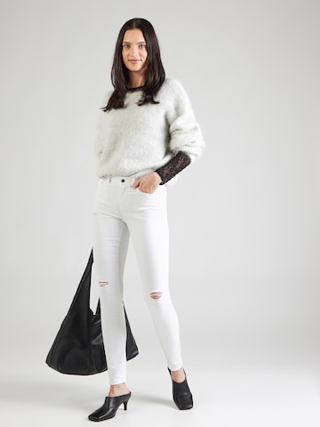 ONLY - Skinny Vaquero 'ONLWAUW' en blanco