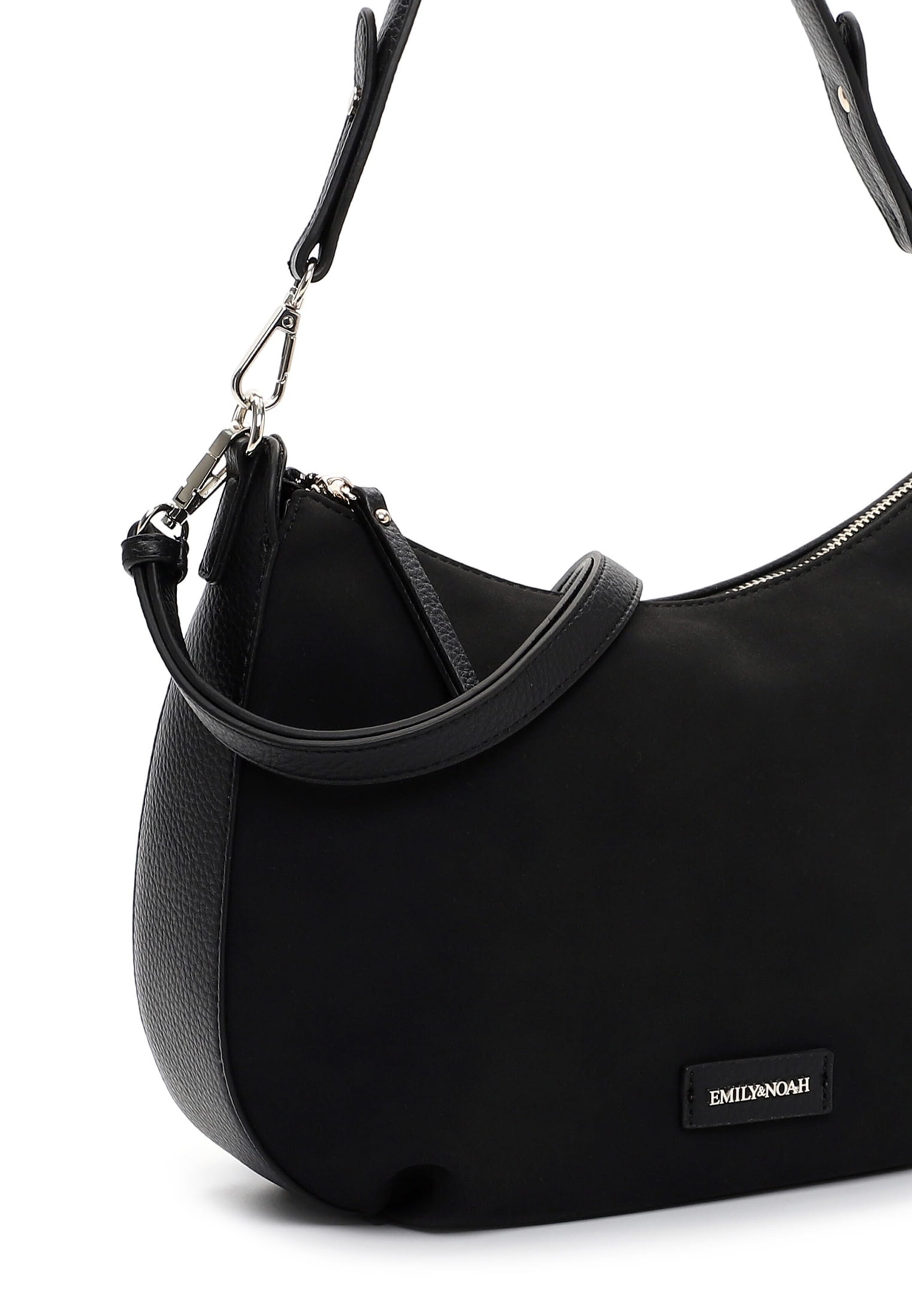 Borsa a spalla 'Jeanna' di Emily & Noah in nero
