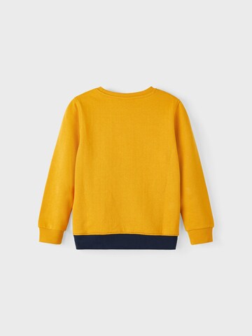 NAME IT Sweatshirt 'Okay' in Yellow