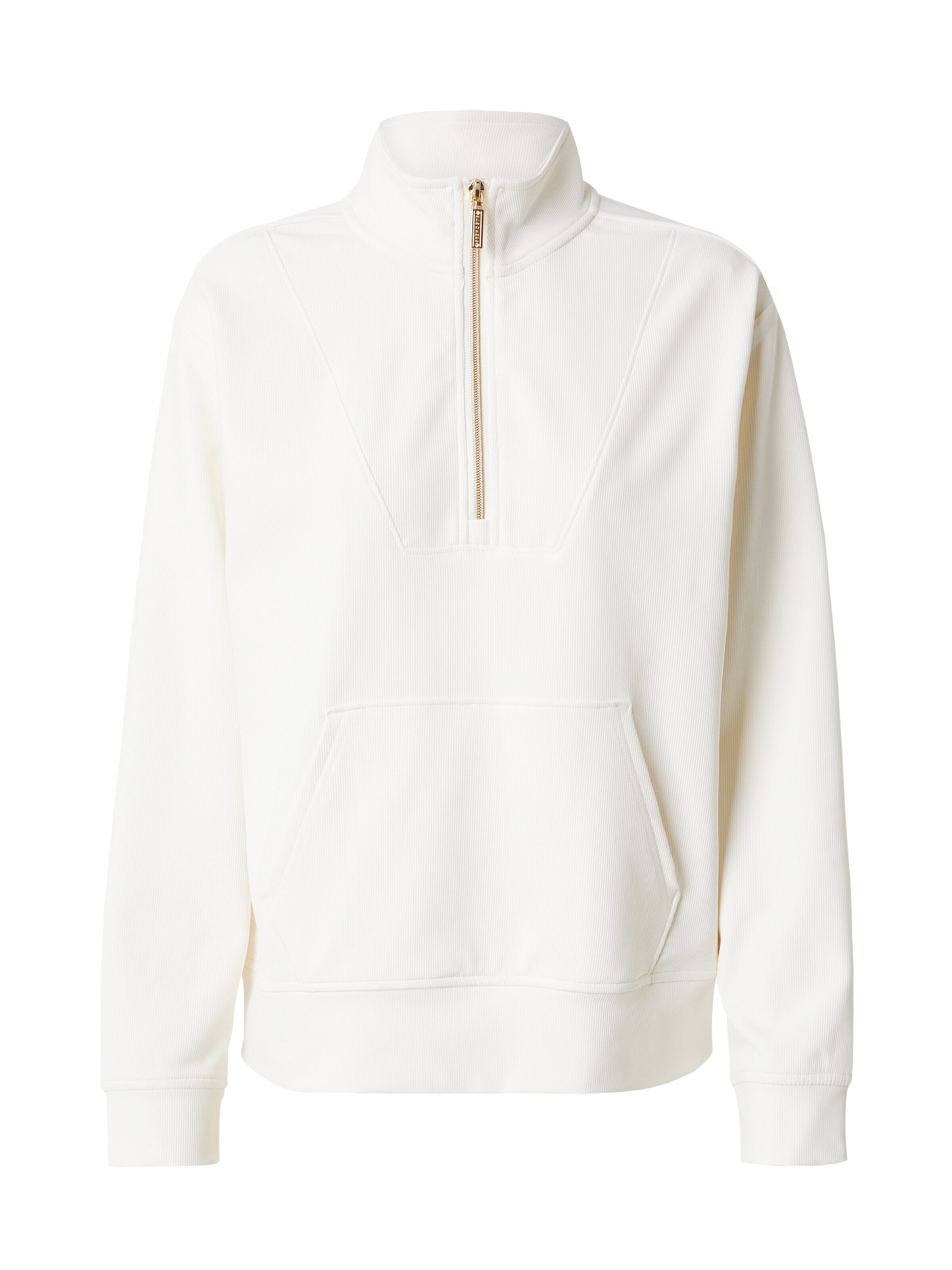 Sweat-shirt 'Goluxe' SKECHERS en blanc : devant