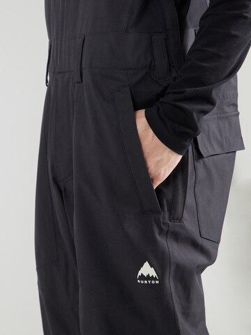 BURTON Regular Sporthose 'SNOWDIAL' in Schwarz