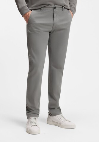 BOSS Slim fit Chino Pants in Grey: front