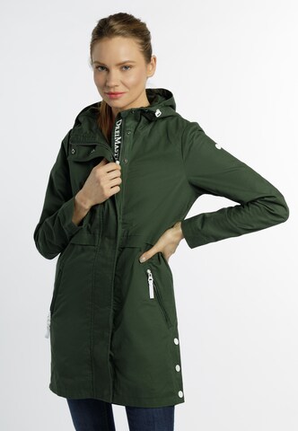 DreiMaster Maritim Ανοιξιάτικο και φθινοπωρινό παλτό σε πράσινο: μπροστά