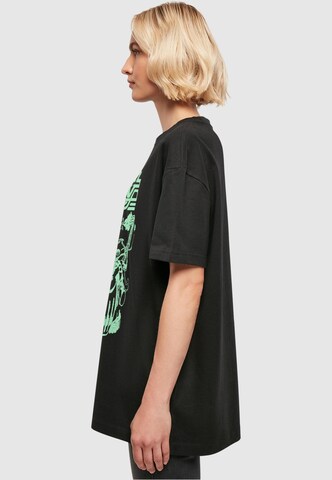 Merchcode T-Shirt 'Thin Lizzy - Rocker Flames' in Schwarz