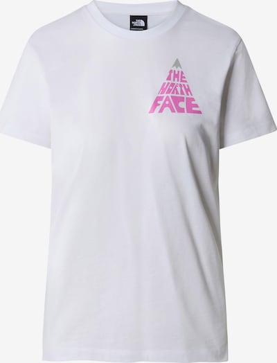 THE NORTH FACE Shirt in grau / pitaya / weiß, Produktansicht