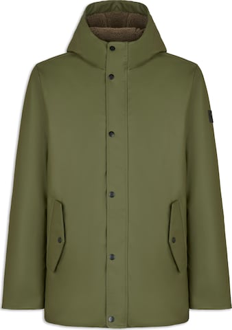 Canadian Classics Between-seasons parka 'Galahad' in Green: front