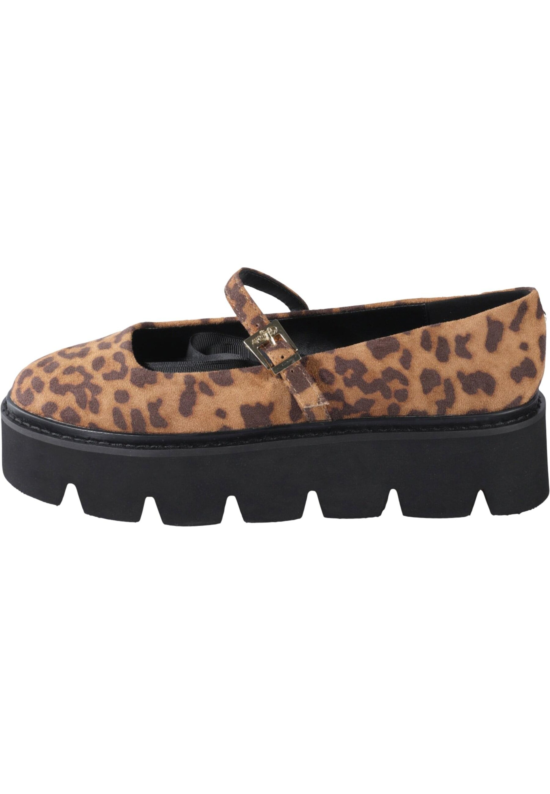 BUFFALO Pantofle w kolorze brązowy: przód