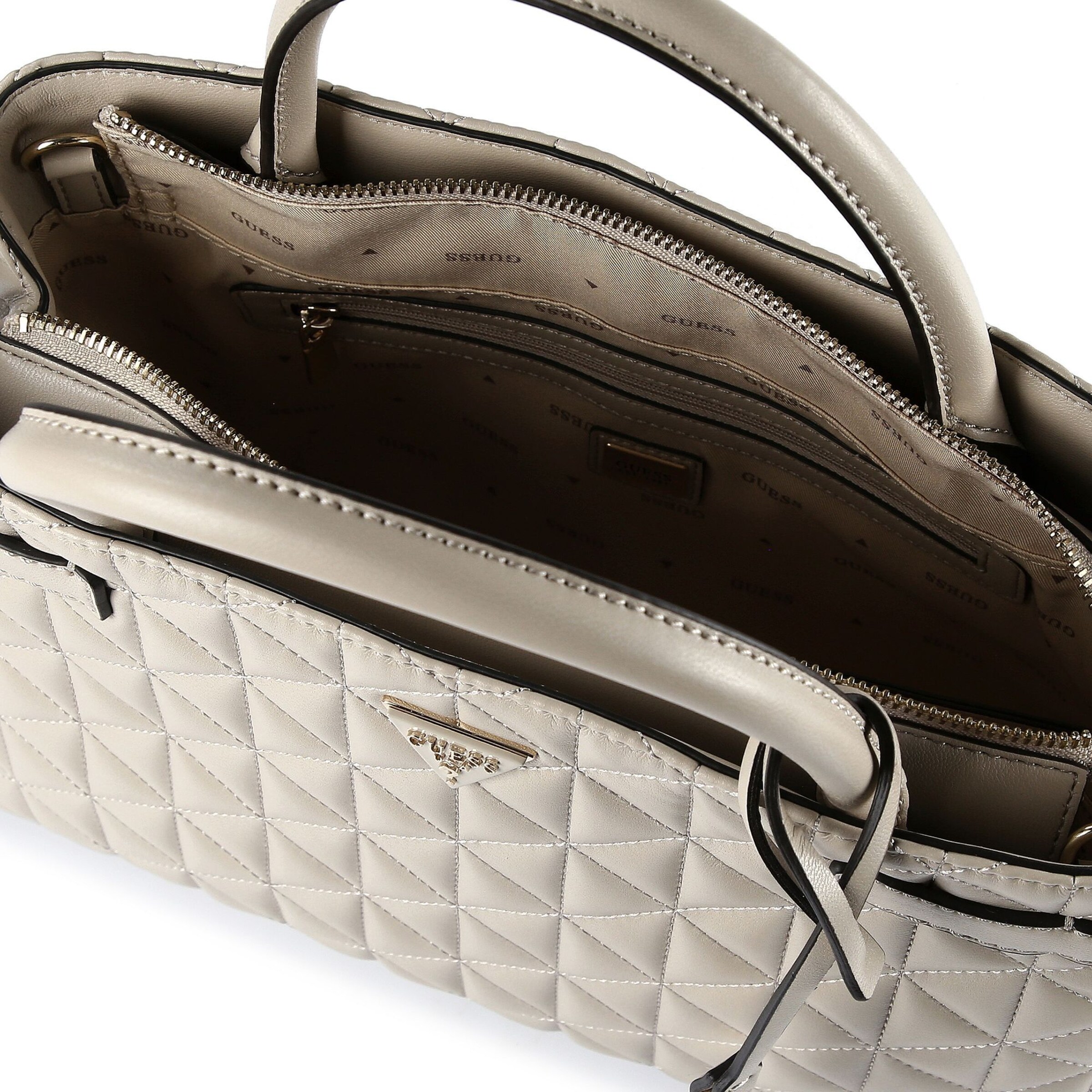 Borsa a mano 'Paisleigh' di GUESS in grigio