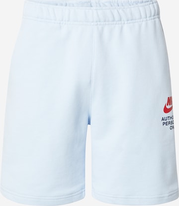 Nike Sportswear Trousers in Blue: front