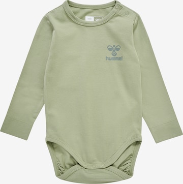 Barboteuse / body 'Mino' Hummel en vert : devant