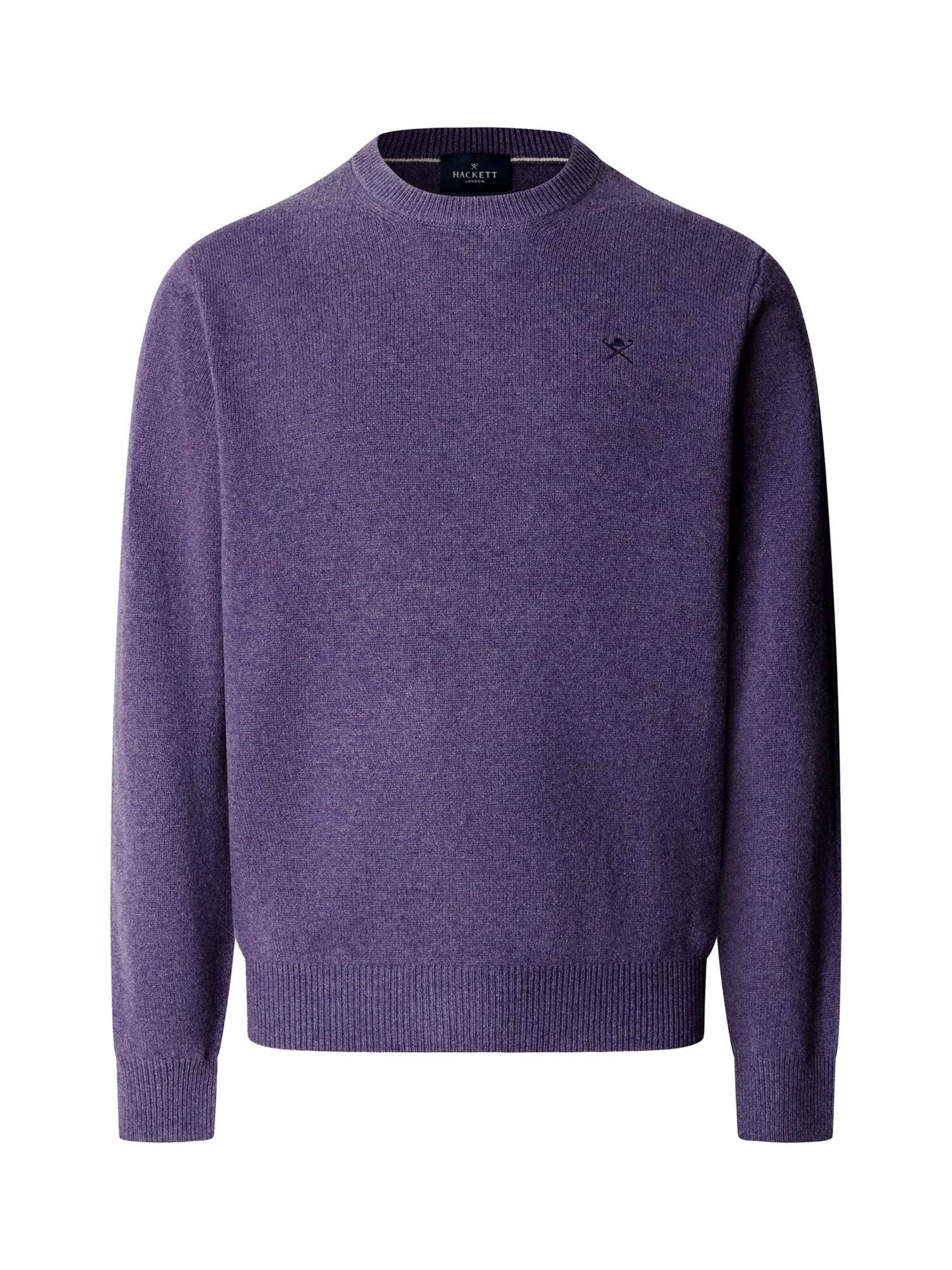 Hackett London Sweater in Purple: front
