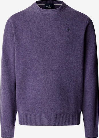 Hackett London Sweater in Purple: front