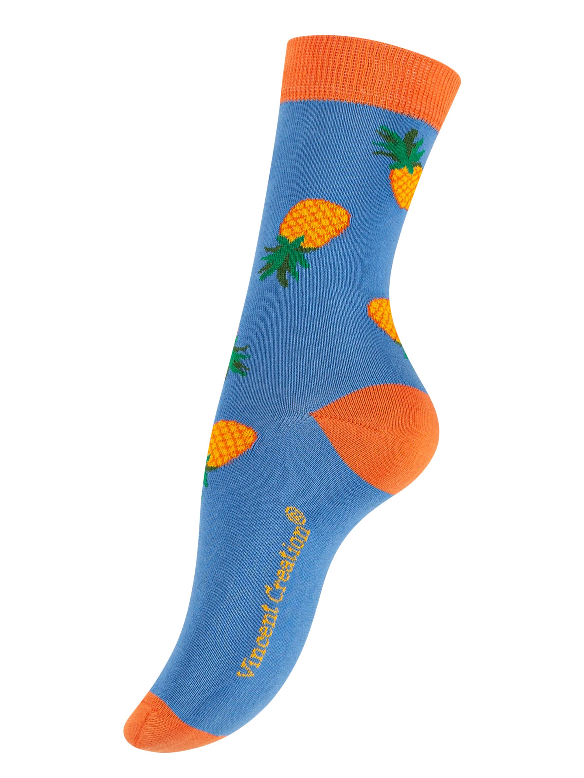 Vincent Creation - Meias 'Süsse Früchte' em azul