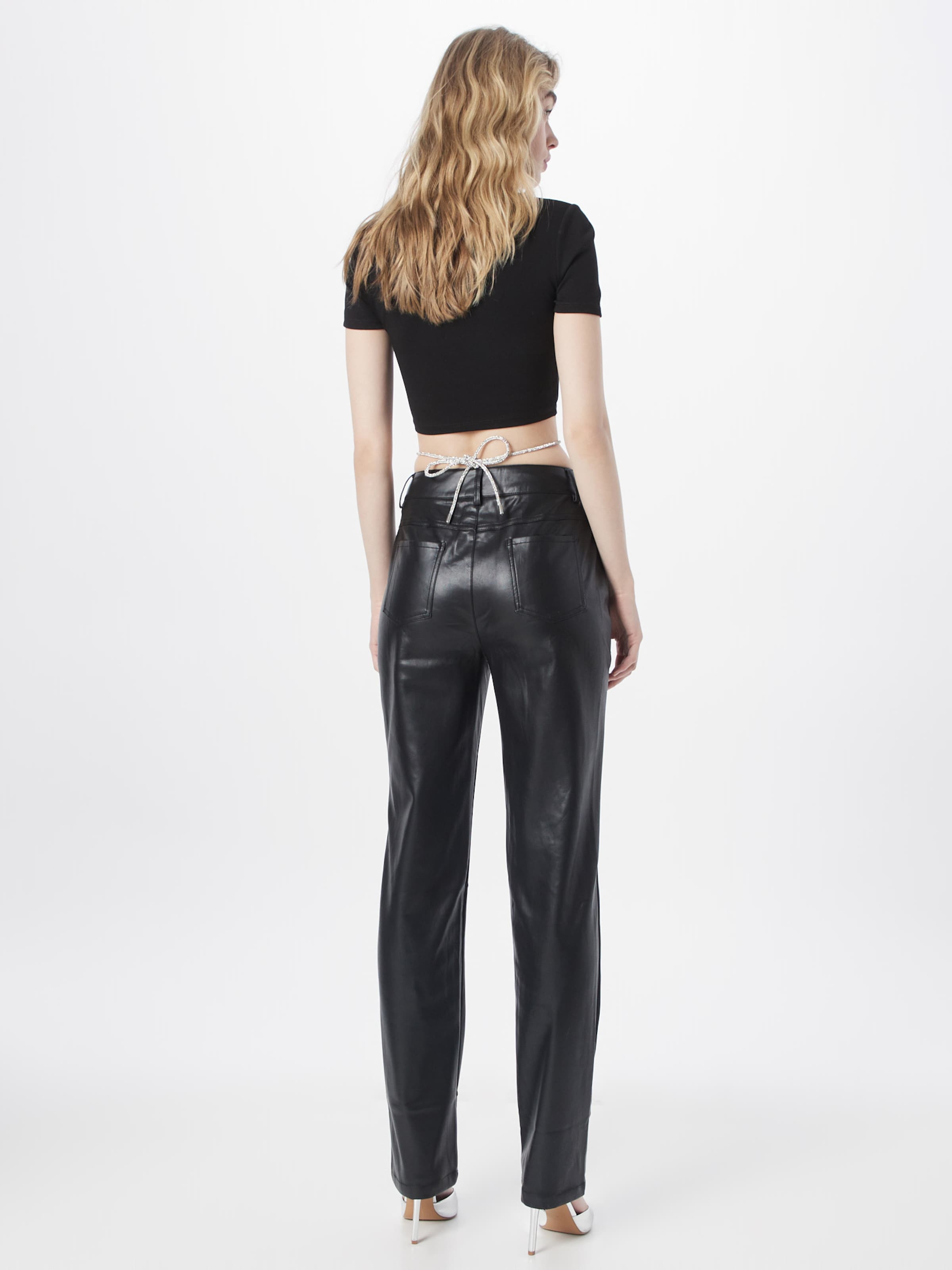 Misspap Regular Trousers in Black ABOUT YOU