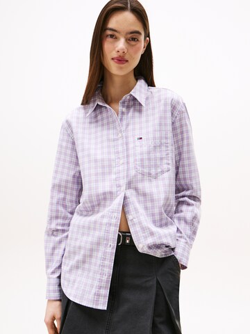Tommy Jeans - Blusa 'ESSENTIAL' en lila: frente