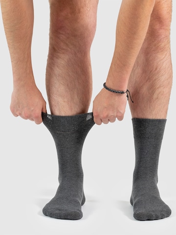 Occulto Socken 'Diabetiker Goetz' in Grau: Vorderseite