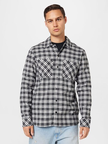 Afends - Ajuste regular Camisa en gris: frente