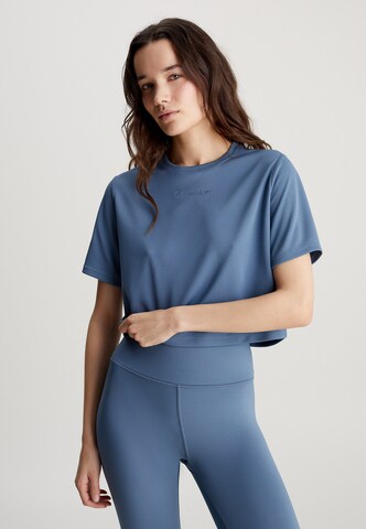 Calvin Klein Sport Performance shirt in Blue: front