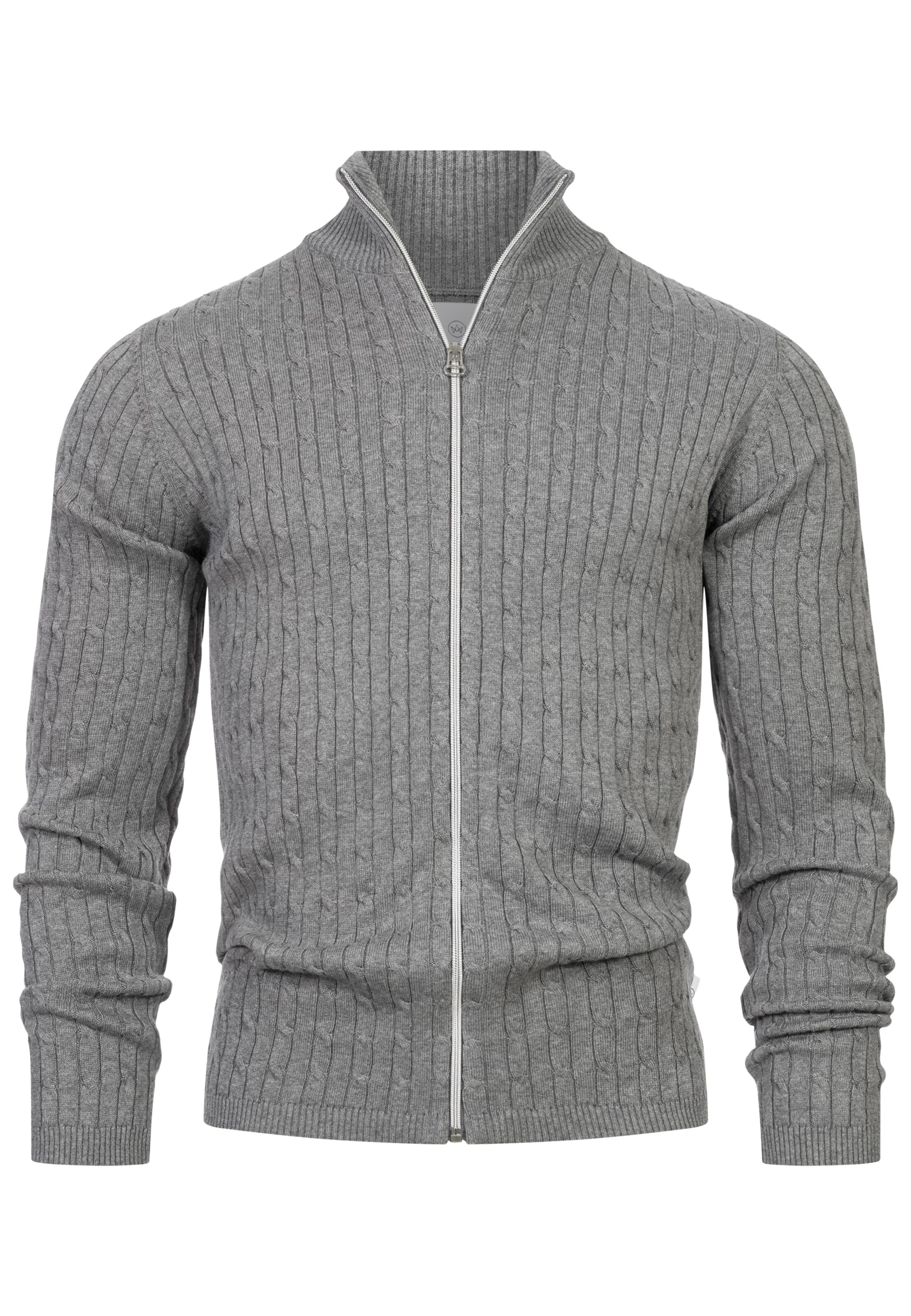 Kronstadt Gebreid vest in Grijs: voorkant