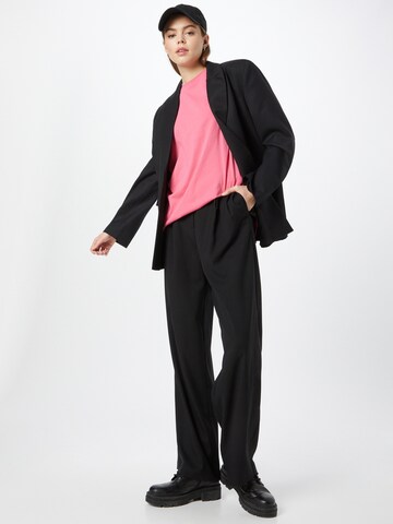 PIECES - Camisa oversized 'Rina' em rosa