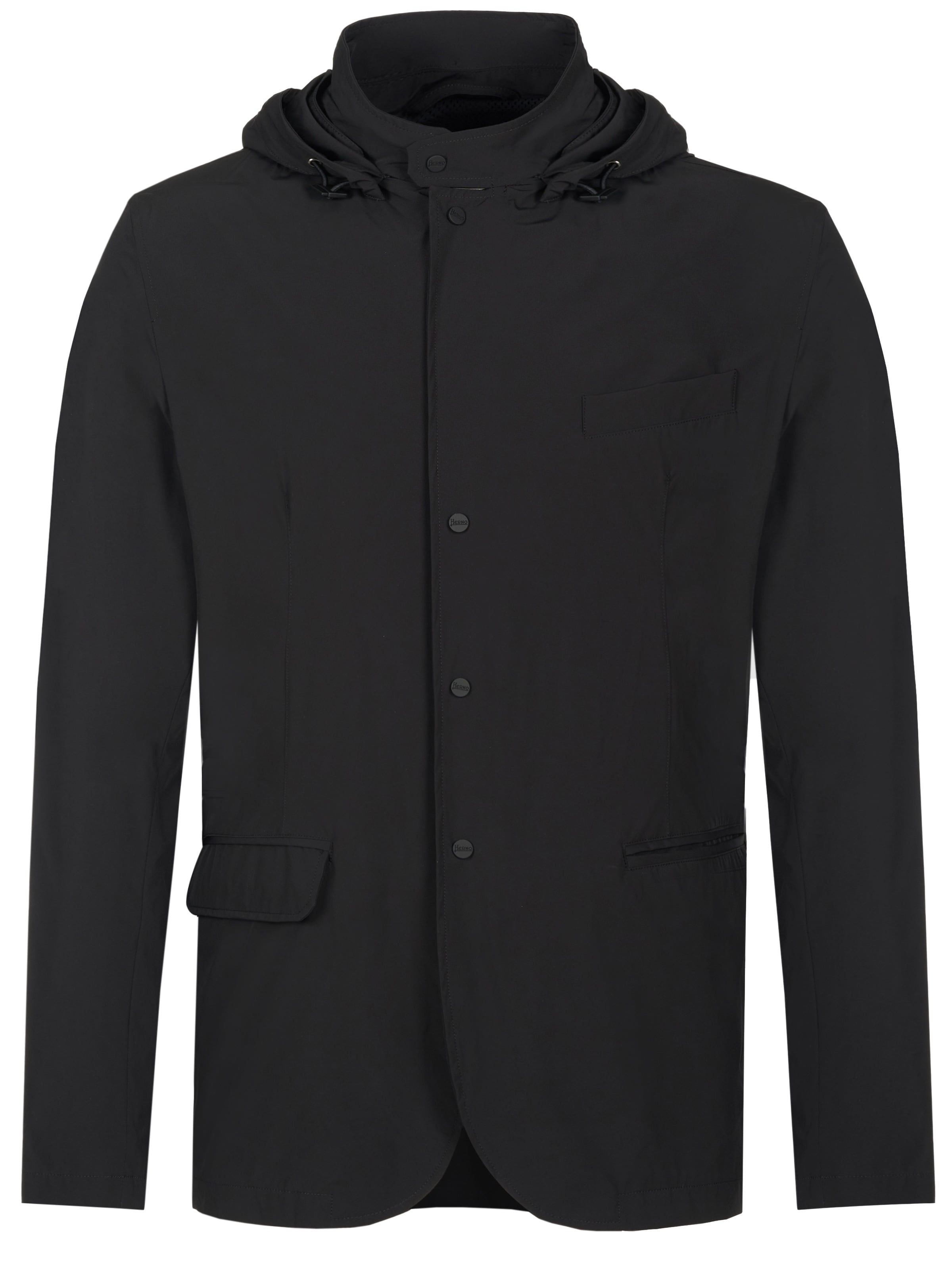 Herno Between-Season Jacket 'Herno Jacke' in Black: front