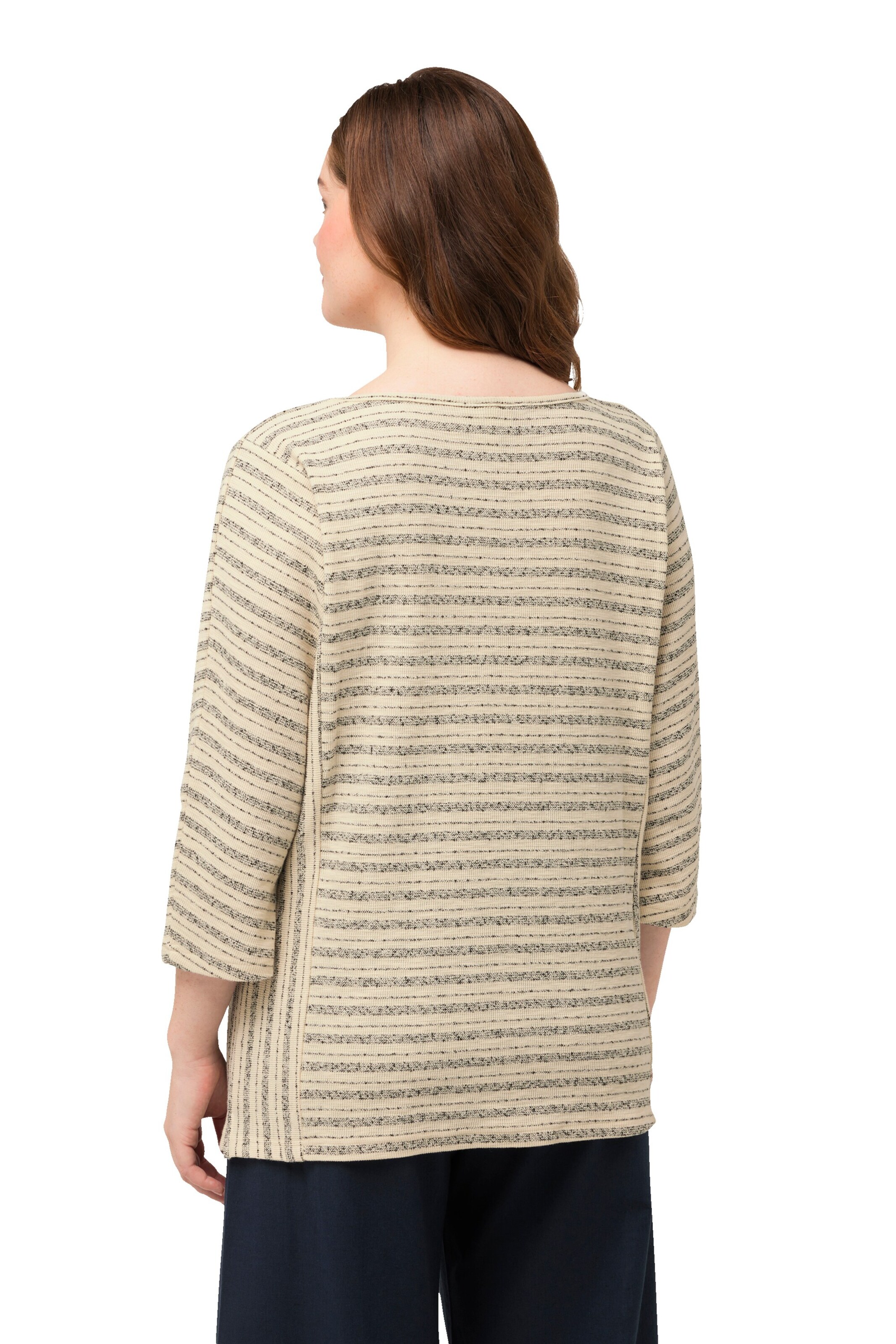 Ulla Popken Sweatshirt in Beige