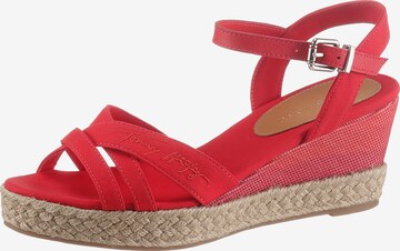 TOMMY HILFIGER Sandals in Red: front