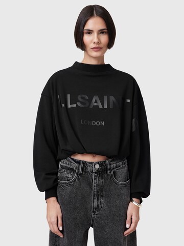 AllSaints Свитшот 'BIGGY ASTER' в Черный: спереди