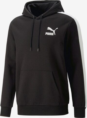 PUMA Sweatshirt in Zwart: voorkant