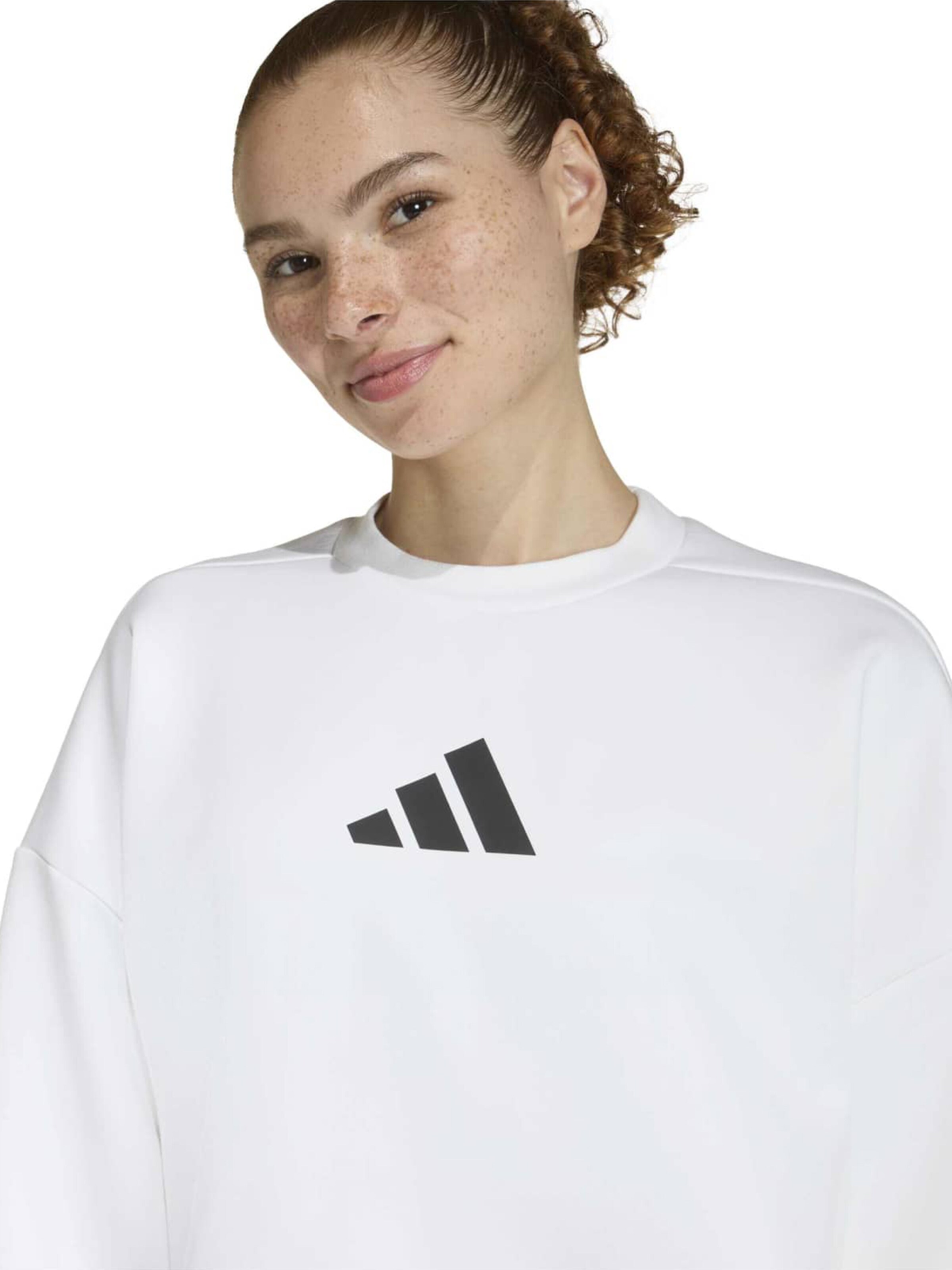 ADIDAS SPORTSWEAR Sportsweatshirt 'Z.N.E.' i hvid