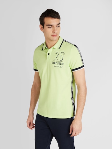 CAMP DAVID - Camisa em verde: frente