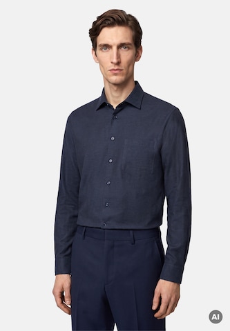 SEIDENSTICKER Regular Fit Hemd in Blau: Vorderseite
